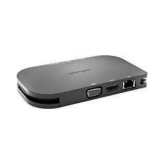 Kensington SD1610P USB-C Mini Mobile 4K Dock, Black (K38365WW)