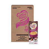 Coffee-mate Liquid Coffee Creamer, Salted Caramel Chocolate, 0.38 oz Mini Cups, 50/Box, 4 Boxes/Carton, 200 Total/Carton (NES77197CT)