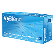 Vyblend Synthetic Vinyl Powder Free 4.5 Mil Gloves Blue Xl, Case Of 1000 (GL-VN104BFX)
