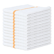 Qwick Wick Bar Mop Towel 30oz Gold Stripe, Pack Of 12 (P-N030-G65-5DZ)