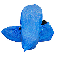 Shoe Cover Cpe Copolymer Blue 100 Ea Bag 3 Bag Cs Xl, Case Of 300 (M2004B-CPE-XL)