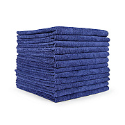 Smart Choice Microfiber Cloths 16x16 45gm Navy, Pack Of 12 (PNP915101N)