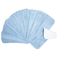 Microfiber Flat Wet Mop - 13", Blue, Pack Of 12 (PNP830013B)