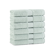 Aston & Arden Egyptian Cotton Hand Towel 16x30 Sage Green, Pack Of 6 (P-EGYP-1630-SGE)