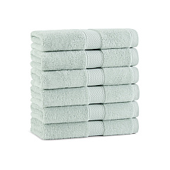 Aston & Arden Egyptian Cotton Hand Towel 16x30 Sage Green, Pack Of 6 (P-EGYP-1630-SGE)