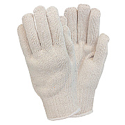 Safety Zone Heavy Weight String Knit Gloves, 7 Gauge, Cotton/polyester Blend, Reusable Work Gloves Or Insulated Liner, Mens, Off-white, Bag Of 12 Pairs, Case Of 25 Bags (GSHW-MN-1C-NRB)