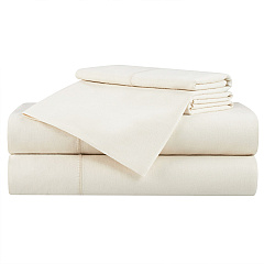 Aston & Arden Linacel Sheet Set Cali-king Tan, 4 Piece Set (P-SS-LNCALKG-TN)
