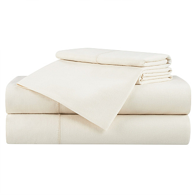 Aston & Arden Linacel Sheet Set Cali-king Tan, 4 Piece Set (P-SS-LNCALKG-TN)