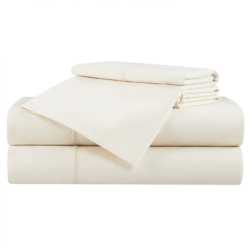 Aston & Arden Linacel Sheet Set Cali-king Tan, 4 Piece Set (P-SS-LNCALKG-TN)
