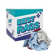 R-c45 T-shirt Reclaimed Rags Colored 5lb Box (R-C45-5)