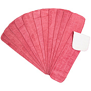 Microfiber Flat Wet Mop - 24", Red, Case Of 120 (M830024R-CS)