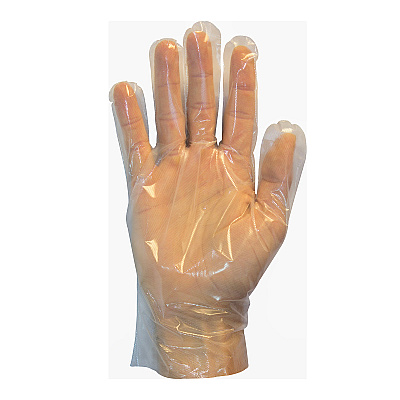Safety Zone Polyethylene Gloves Clear Xl - Case Of 1000 (GDCP-XL)
