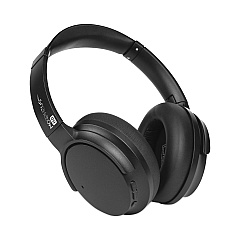 Morpheus 360 SYNERGY HD Wireless Noise Cancelling Headphones Bluetooth Headset with Microphone, 4 ft Cord, Black (MHSHP9550HD)