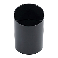 Universal Recycled Big Pencil Cup, Plastic, 4.38" Diameter x 5.63"h, Black (UNV08108)