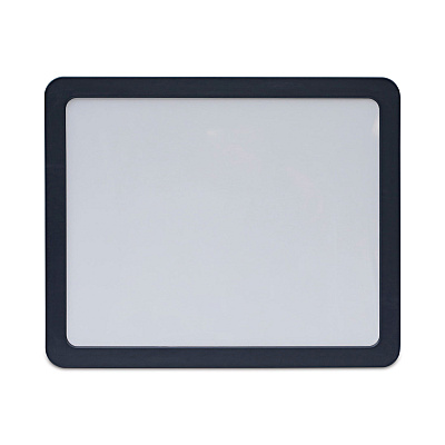 Universal Recycled Cubicle Dry Erase Board, 15.88 x 12.88, White Surface, Charcoal Plastic Frame (UNV08165)