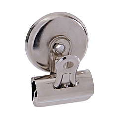 Universal Bulldog Magnetic Clips, Small, Nickel, 18/Pack (UNV31260)