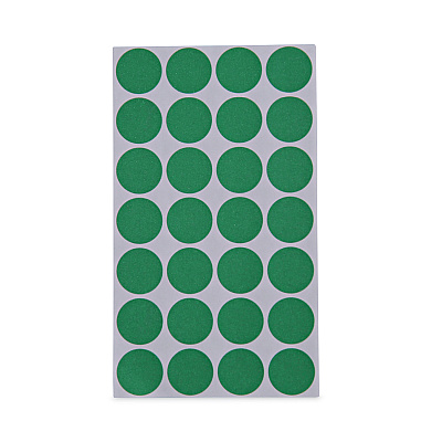 Universal Self-Adhesive Removable Color-Coding Labels, 0.75" dia, Green, 28/Sheet, 36 Sheets/Pack (UNV40115)
