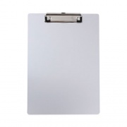 Universal Aluminum Clipboard with Low Profile Clip, 0.5" Clip Capacity, Holds 8.5 x 11 Sheets, Aluminum (40301)