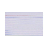 Universal Ruled Index Cards, 3 x 5, White, 100/Pack (UNV47210)
