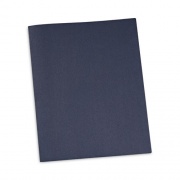 Universal Two-Pocket Portfolios with Tang Fasteners, 0.5" Capacity, 11 x 8.5, Dark Blue, 25/Box (57116)