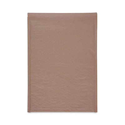 Universal Natural Self-Seal Cushioned Mailer, #5, Barrier Bubble Air Cell Cushion, Self-Adhesive Closure, 10.5 x 16, Kraft, 80/Carton (UNV62264)