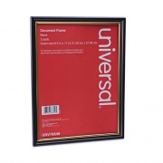 Universal All Purpose Document Frame, 8.5 x 11 Insert, Black/Gold, 3/Pack (76849)