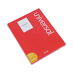 Universal Copier Mailing Labels, Copiers, 8.5 x 11, White, 100/Box (UNV90108)