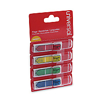 Universal Deluxe Message Arrow Flags, "Sign Here", Assorted Colors, 120/Pack (UNV99011)