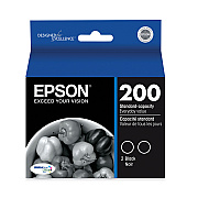 Epson T200120D2 (T200) DURABrite Ultra Ink, 175 Page-Yield, Black