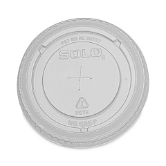 Dart Plastic Cold Cup Lids, Fits 12 oz to 14 oz Cups, Clear, 1,000/Carton (DCC695TS)