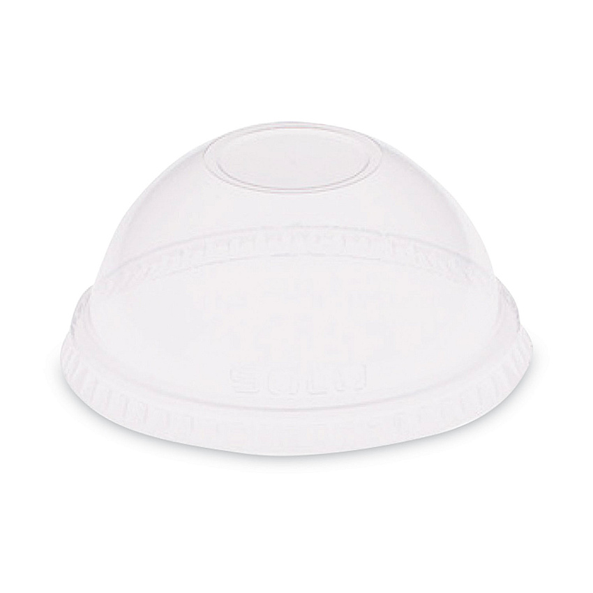 Solo Dome-Top Cold Cup Lids, Fits 2.5 oz to 9 oz Containers, Clear, Plastic, 2,500/Carton (SCCDL620)