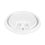 Solo Lift Back and Lock Tab Lids for Paper Cups, Fits 8 oz Cups, White, 100/Sleeve, 10 Sleeves/Carton (SCCLB3081)