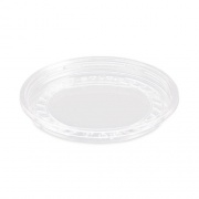 Solo Bare Eco-Forward RPET Deli Container Lids, Recessed Lid, Fits 8 oz, Clear, Plastic, 50/Pack, 10 Packs/Carton (LG8R)