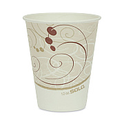Solo Double Sided Poly (DSP) Paper Cold Cups, 80 Cups/Sleeve, 25 Sleeves/Carton (SCCRP12SPSYM)