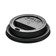 Solo Traveler Cappuccino Style Dome Lid, Fits 8 oz Cups, Black, 1,000/Carton (SCCTL38B2)