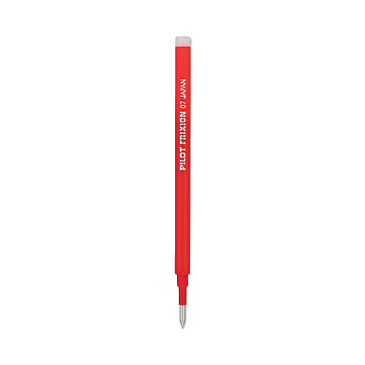 Refill for Pilot FriXion Erasable, FriXion Ball, FriXion Clicker and FriXion LX Gel Ink Pens, Fine Tip, Red Ink, 3/Pack (PIL77332)