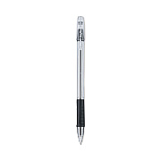 Pilot EasyTouch Ballpoint Pen, Stick, Fine 0.7 mm, Black Ink, Clear/Black Barrel, Dozen (PIL32001)