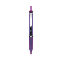Pilot Precise V7RT Roller Ball Pen, Retractable, Fine 0.7 mm, Purple Ink, Purple Barrel (PIL26071)