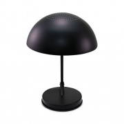Ledu Incandescent Desk Lamp with Vented Dome Shade, 8.75w x 16.25d x 16.25h, Matte Black (L563MB)