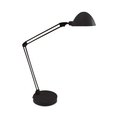 Ledu LED Desk and Task Lamp, 5W, 5.5w x 13.38d x 21.25h, Black (L9142BK)