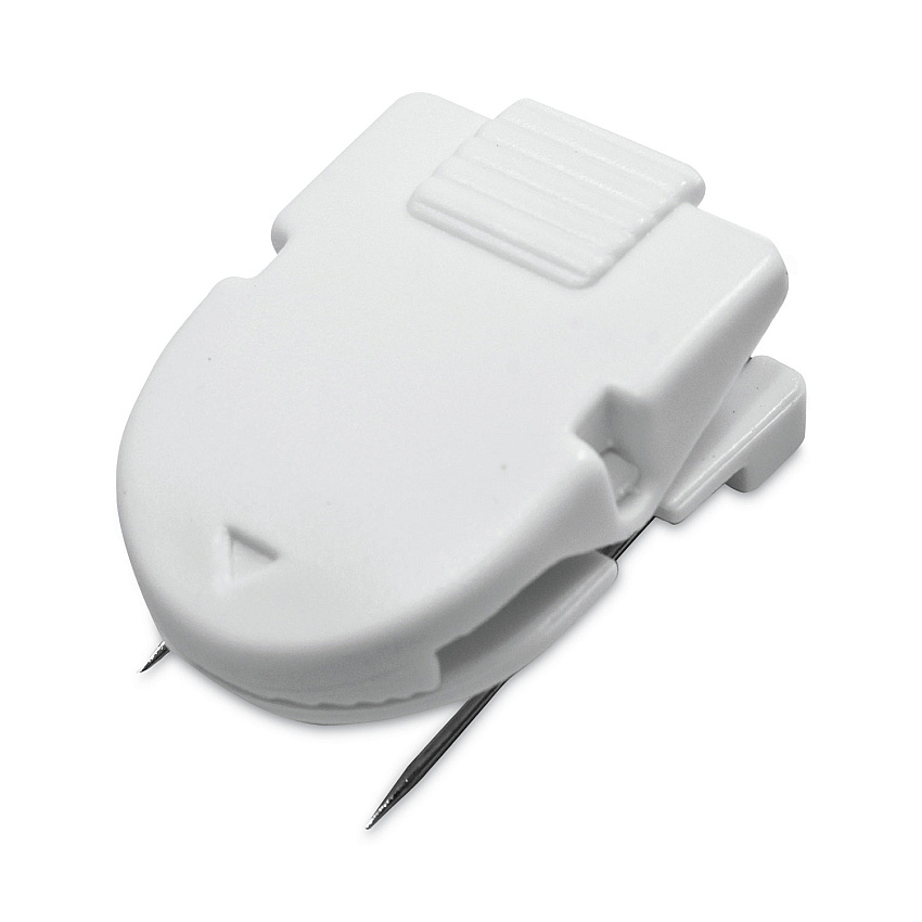 Advantus Wall Clips for Fabric Panels, 40 Sheet Capacity, White, 4/Pack (AVT75300)