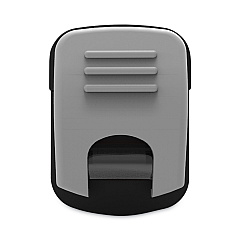 Advantus Grip-A-Clip Magnetic/Adhesive Clips, 0.13" Jaw Capacity, Gray, 10/Box (AVT91172)