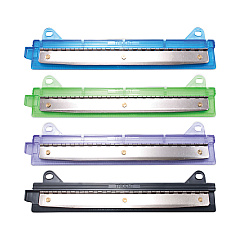 McGill 6-Sheet Trident Binder Punch, Three-Hole, 1/4" Holes, Assorted Colors (AVTMCG600AS)