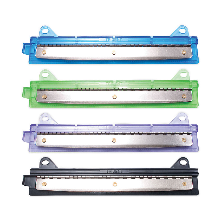 McGill 6-Sheet Trident Binder Punch, Three-Hole, 1/4" Holes, Assorted Colors (AVTMCG600AS)