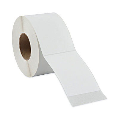 Universal Thermal Transfer Blank Shipping Labels, Label Printers, 4 x 6, White, 1,000/Roll, 4 Rolls/Carton (UNV598342)
