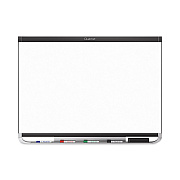 Quartet Prestige 2 DuraMax Magnetic Porcelain, 96 x 48, White Surface, Black Aluminum/Plastic Frame (QRTP558BP2)