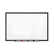 Quartet Classic Series Porcelain Magnetic Dry Erase Board, 60 x 36, White Surface, Black Aluminum Frame (QRT2545B)