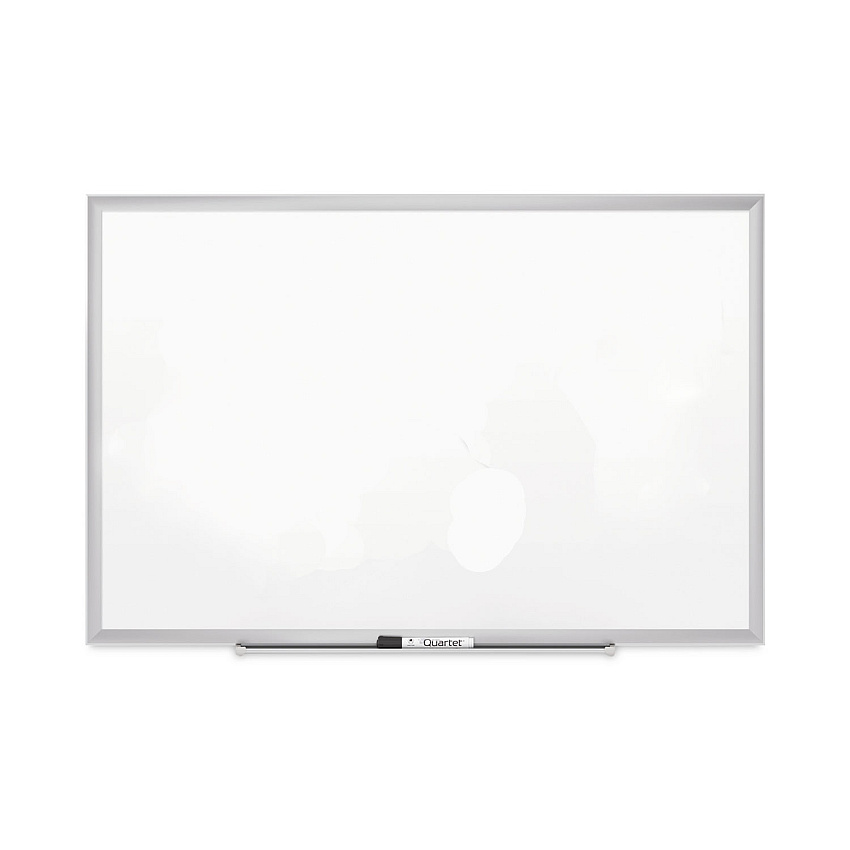 Quartet Classic Series Porcelain Magnetic Dry Erase Board, 72 x 48, White Surface, Black Aluminum Frame (QRT2547B)