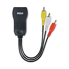 RCA Composite Adapter, Black (VOXDHCOMEV)