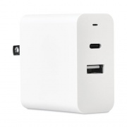 JENSEN 30 W Type-C and USB Wall Charger, White (JPCH30ACPDV)